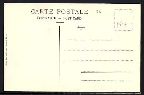 AK Brienz-Rothorn-Bahn, Bergbahn mit Alpenblick