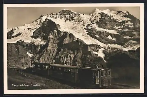 AK Wengernalpbahn, Bergbahn mit Jungfrau