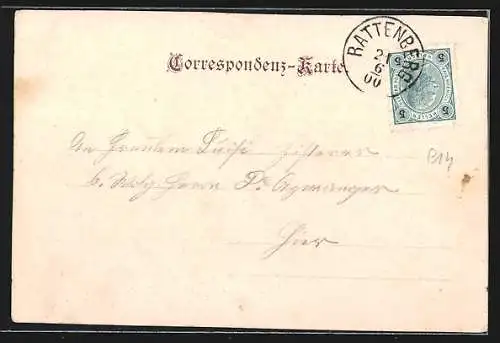 AK Linz a. D., Pöstlingberg mit der elektr. Bergbahn, Strassenbahn