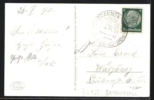 AK Wendelsteinbahn mit Hotel