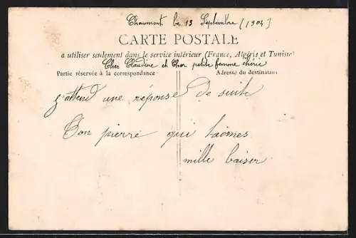 AK Langres, Le Chemin de Fer & Crémaillère, Bergbahn