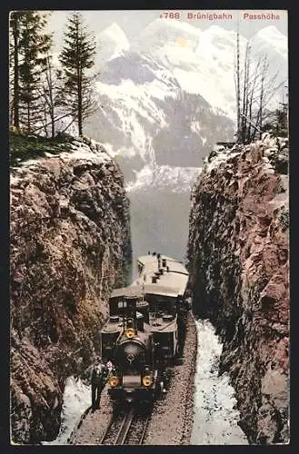 AK Brünigbahn, Passhöhe