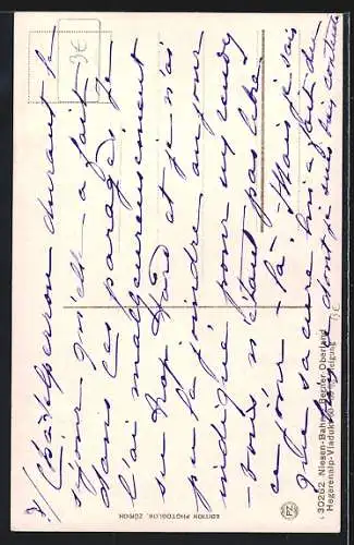 AK Niesen-Bahn auf dem Hegerenalp-Viadukt