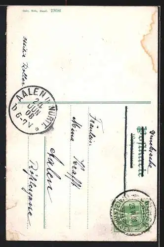 AK Reineck-Walzenhausen, Drahtseilbahn mit Wasserblick