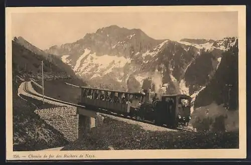 AK Rochers du Naye, Chemin de fer, Bergbahn