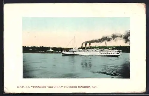 AK Passagierschiff SS Princess Victoria der CPR