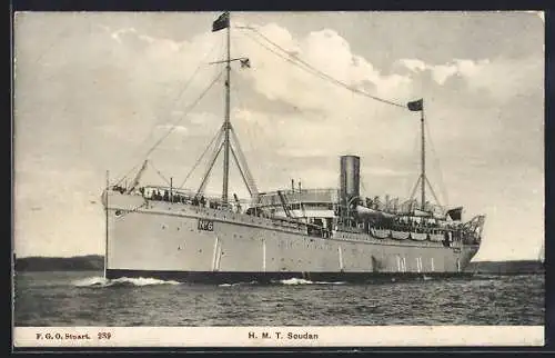 AK HMT Soudan auf See