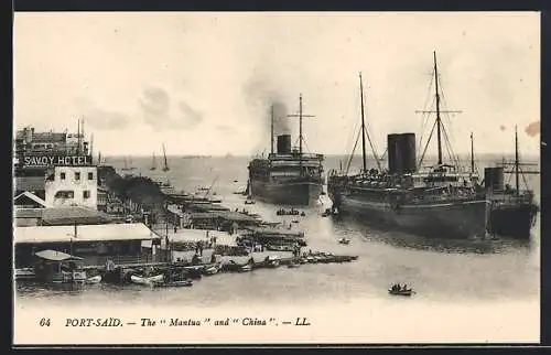 AK Port-Said, The Mantua and China