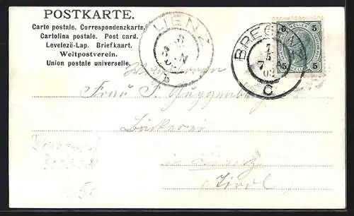 AK Dampfer Stadt Konstanz auf dem Bodensee