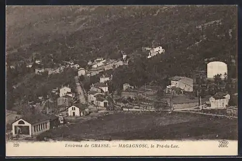AK Magagnosc, le Pré-du-Lac et vue sur le village environnant