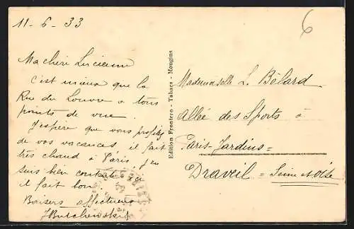 AK Mougins, Vue sur les Alpes neigeuses