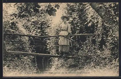 AK Moûtiers, Vue prise de la Grotte Pétrifiante