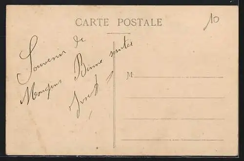 AK Moûtiers, Vue prise de la Grotte Pétrifiante