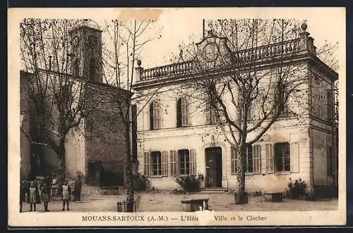 AK Mouans-Sartoux, L`Hôtel de Ville et le Clocher