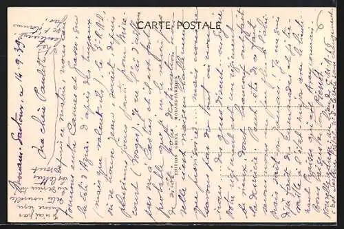 AK Mouans-Sartoux, Vue générale du village et des collines environnantes