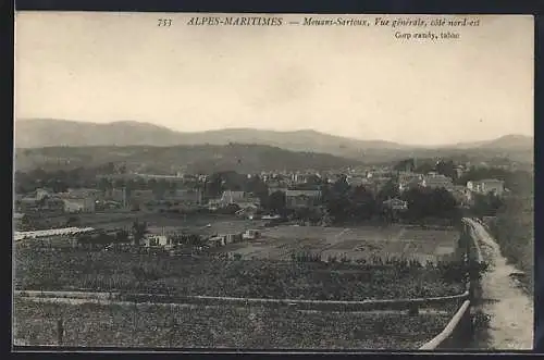 AK Mouans-Sartoux, Vue générale côté nord-est