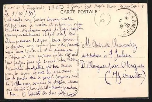 AK Mouans-Sartoux, Vue générale du village et des collines environnantes