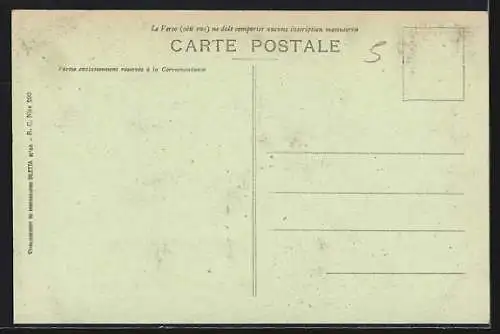 AK Saint-Paul, Vue prise entre les Oliviers