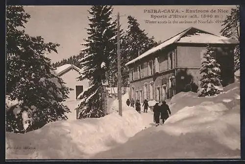 AK Peira-Cava, Sports d`Hiver près de Nice à 1500 m d`altitude