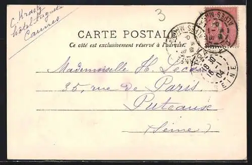 AK L`Estérel, Vue de la mystérieuse Villa Fons-Fargole entourée de verdure