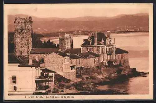 AK Napoule, Vue de La Napoule et la Bocca