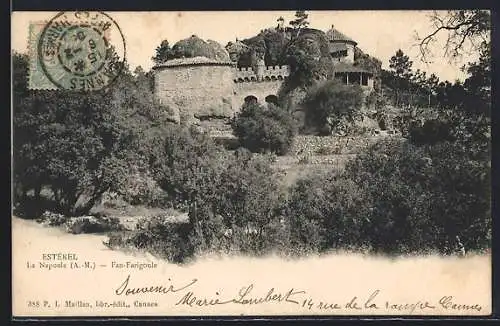 AK La Napoule, Estérel, Fan-Farigoule et paysage environnant