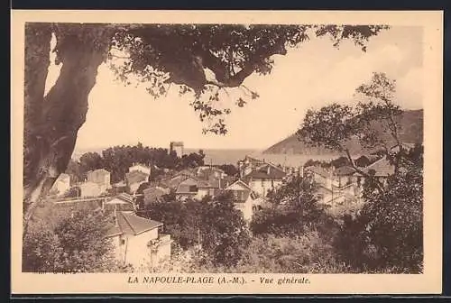 AK La Napoule-Plage, Vue générale