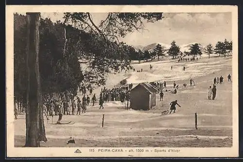 AK Peira-Cava, Sports d`hiver à 1500 m d`altitude