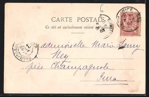 AK Peira-Cava, Hôtel Bellevue et paysage alpin près de Nice