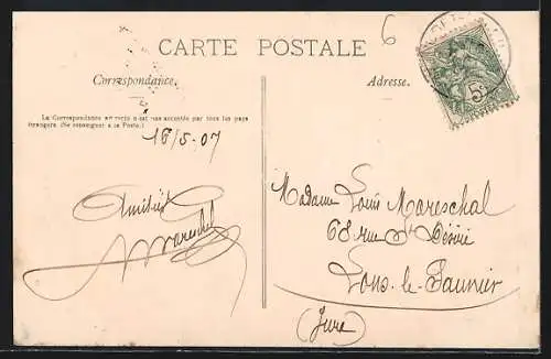 AK Puget-Théniers, Vue générale et Pont sur le Var