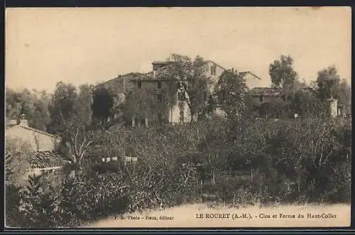 AK Le Rouret, Clos et Ferme du Haut-Collet