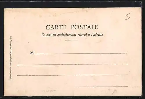 AK La Roquette, Vallée du Var, vue du village à 380 m d`altitude, à 30 km de Nice