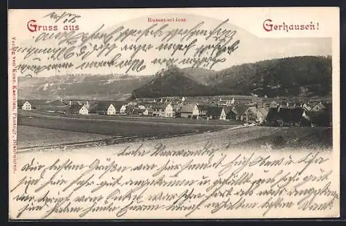 AK Gerhausen, Totalansicht mit Russenschloss