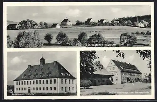 AK Bayreuth, Landwirtschaftsschule, Lehrgut, Panorama
