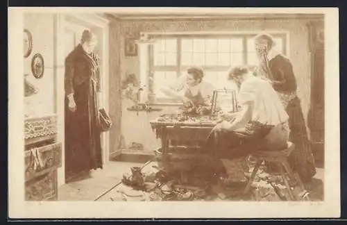 AK Schuhmacher bei der Arbeit