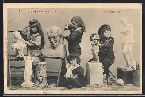 AK Les Quat-z-Arts, La Sculpture