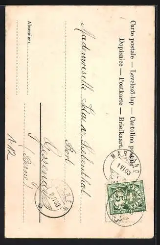 AK Kronprinzessin Luise von Sachsen mit Fächer