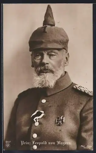 AK Prinz Leopold von Bayern in Uniform