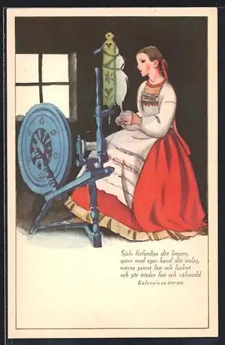 AK Kalevala, Selber spinne du die Fäden...