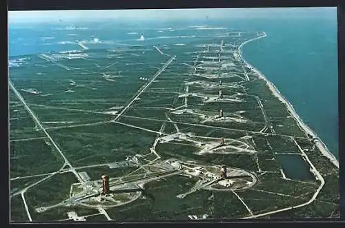 AK Merrit Island, FL, John F. Kennedy Space Center, N.A.S.A., Missile Row Looking North