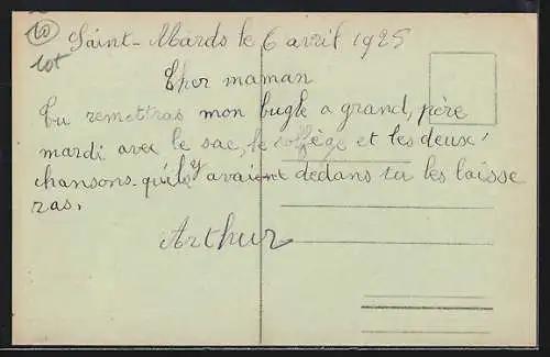 AK Saint-Mards-en-Othe, La Halle avec des enfants devant l`entrée principale