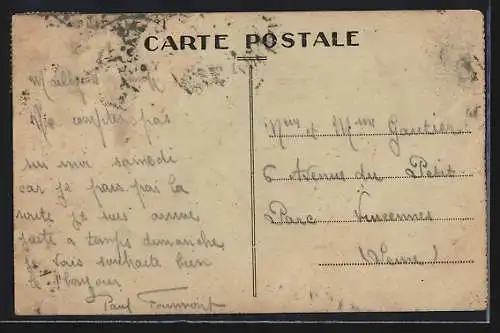 AK Mailly-le-Camp, Route de Châlons