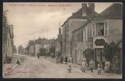 AK Trannes, La Route de Bienne, Maison MERCIER