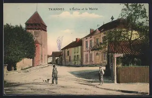 AK Trannes, L`église et la mairie