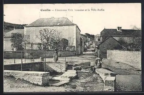 AK Cunfin, L`ancienne Voie Romaine et la Villa Ruffin