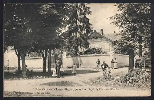 AK Vaillant-Saint-Georges, Un coin de la Place de l`Ouche