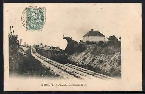 AK Saint-Mesmin, La Tranchée du Chemin de fer