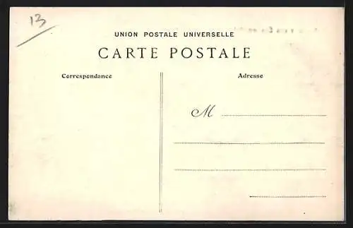 AK Soligny-lès-Étangs, L`Église et la Place