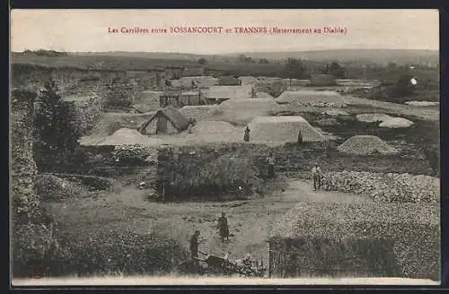 AK Bossancourt, Les Carrières entre Bossancourt et Trannes, Enterrement au Diable