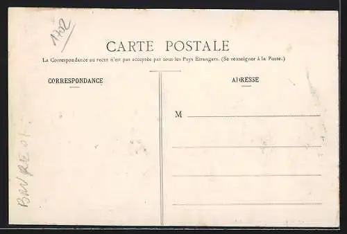 AK Bossancourt, Grande-Rue animée avec passants et bâtiments anciens